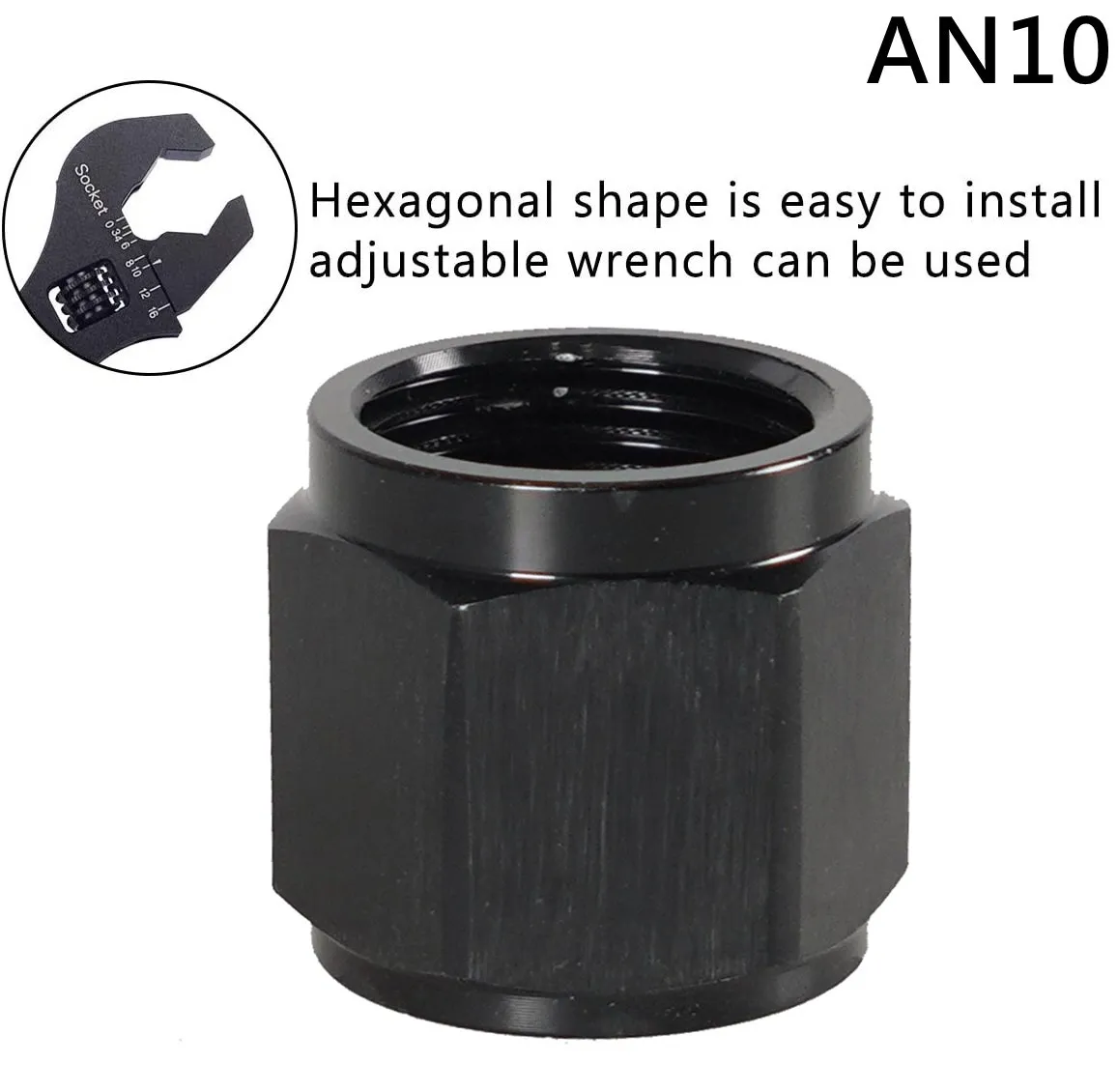 Conector de aluminio anodizado, reutilizable