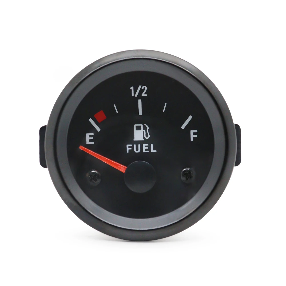 Medidor de nivel de combustible universal 52 mm 12 V LED blanco
