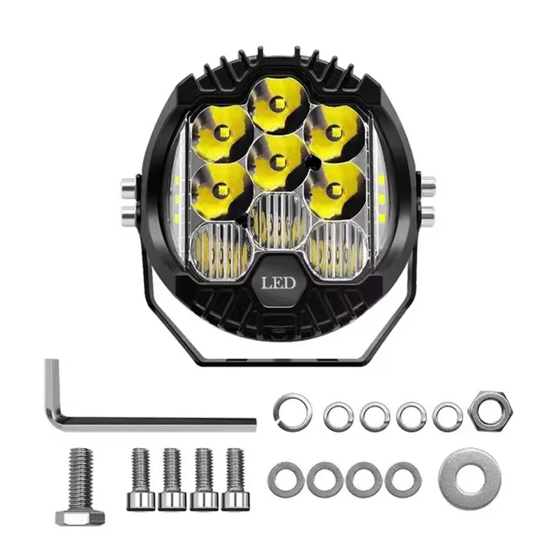 Faros LED de 5 pulgadas para Harley-Davidson y todoterreno - imagen 5