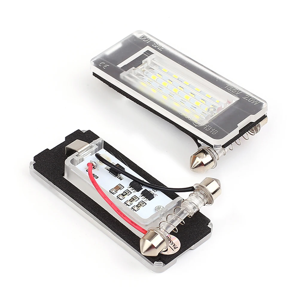 Bombillas LED matrícula Mini Cooper R56-R59 6000K - imagen 2