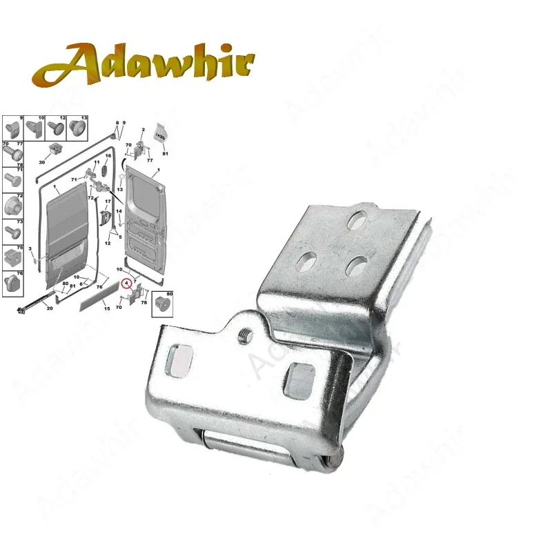 Bisgra de puerta trasera inferior para Fiat Ducato Citroen jumper Peugeot boxer