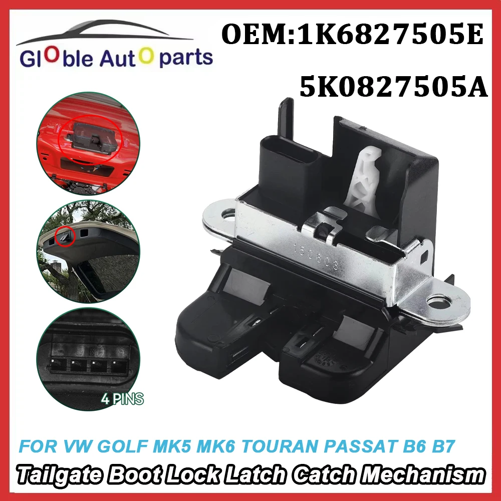 Pestillo de maletero 1K6827505E – VW Golf Mk5/Mk6 Passat B6/B7