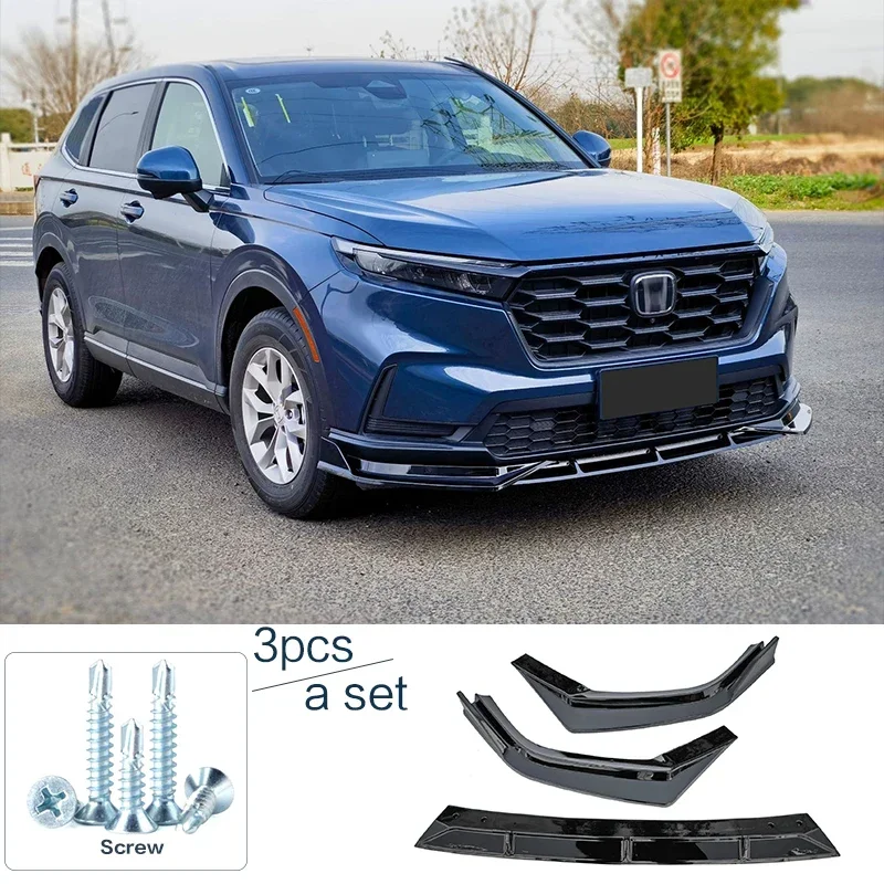 Divisor faldas delanteras alerón negro brillante Honda CR-V 2023-26 - imagen 4