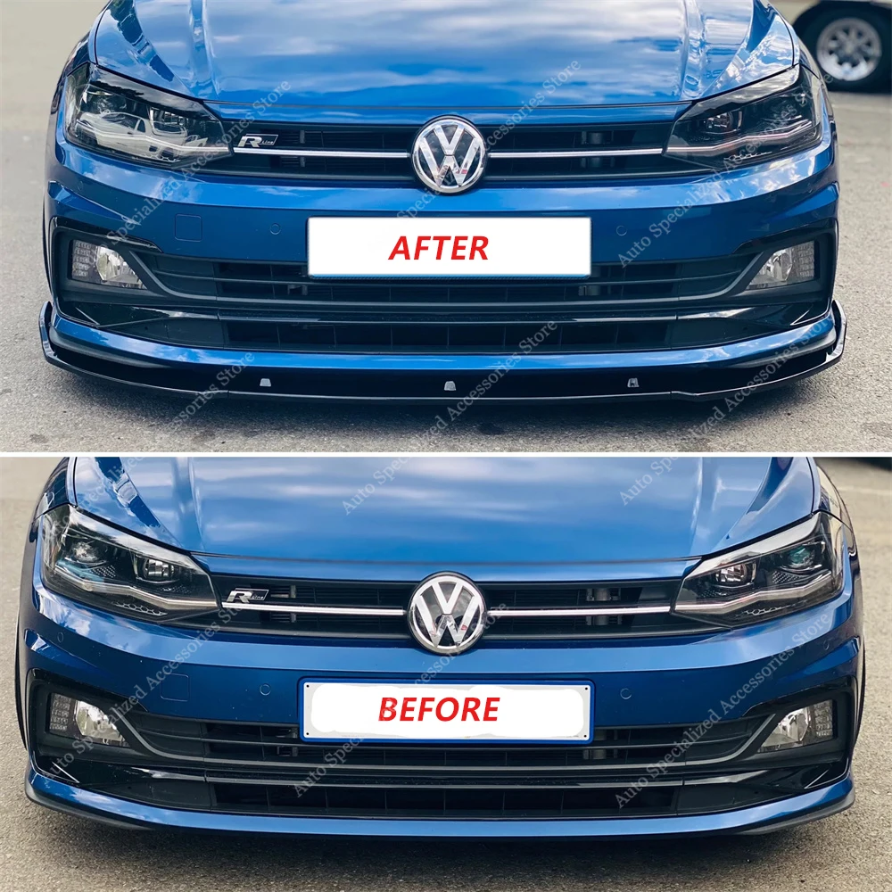 Vista del kit de carrocería para el parachoques delantero del VW Polo