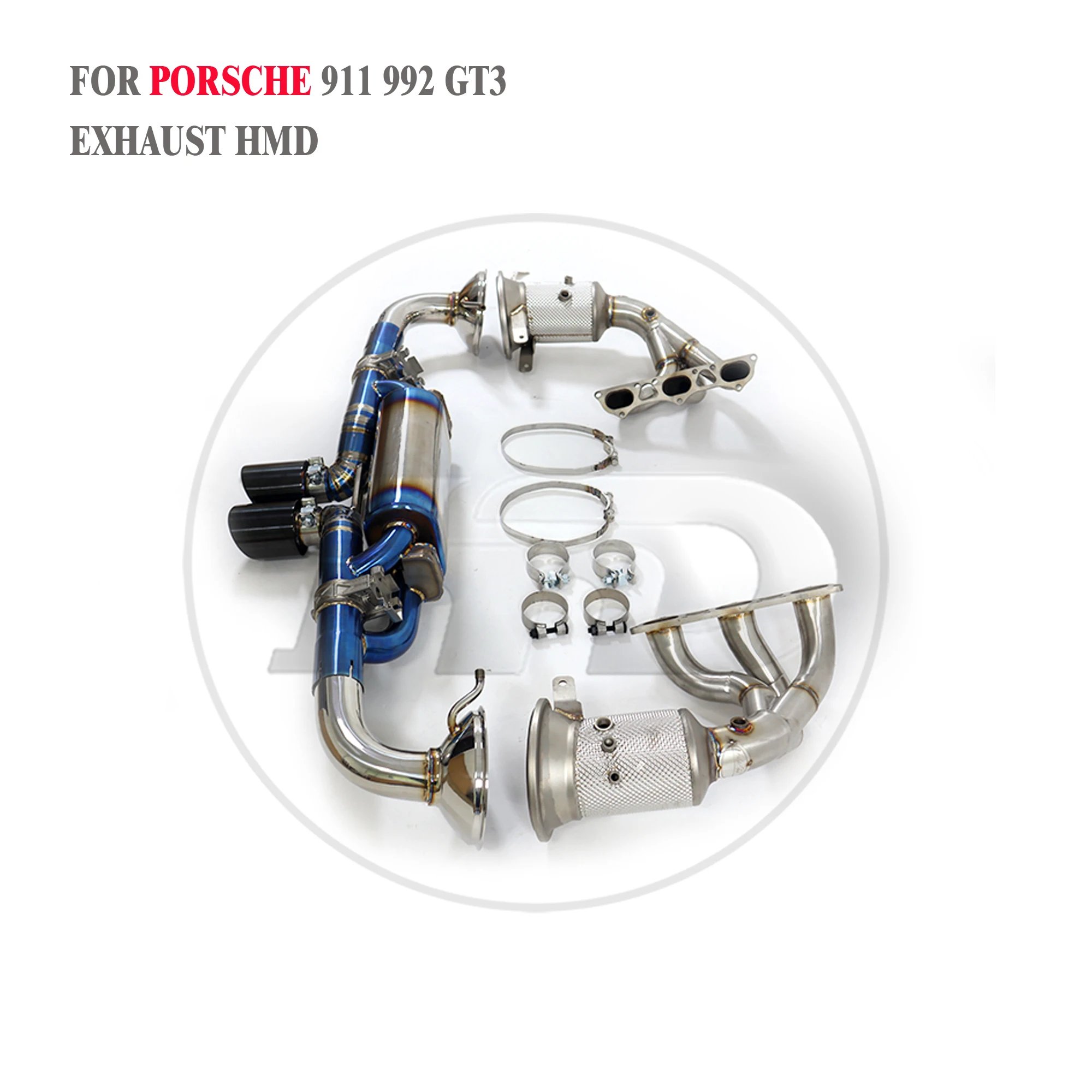 Escape titanio HMD alto flujo – Porsche 911 992 GT3 - imagen 2