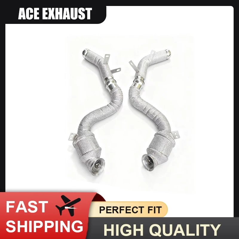 Downpipe flujo libre ACE con protector térmico – Mercedes-AMG GT63 4.0T