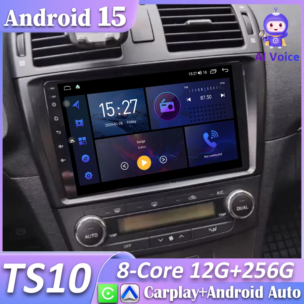 Radio Android Auto Toyota Avensis T27 2009-2015 2K GPS - imagen 5