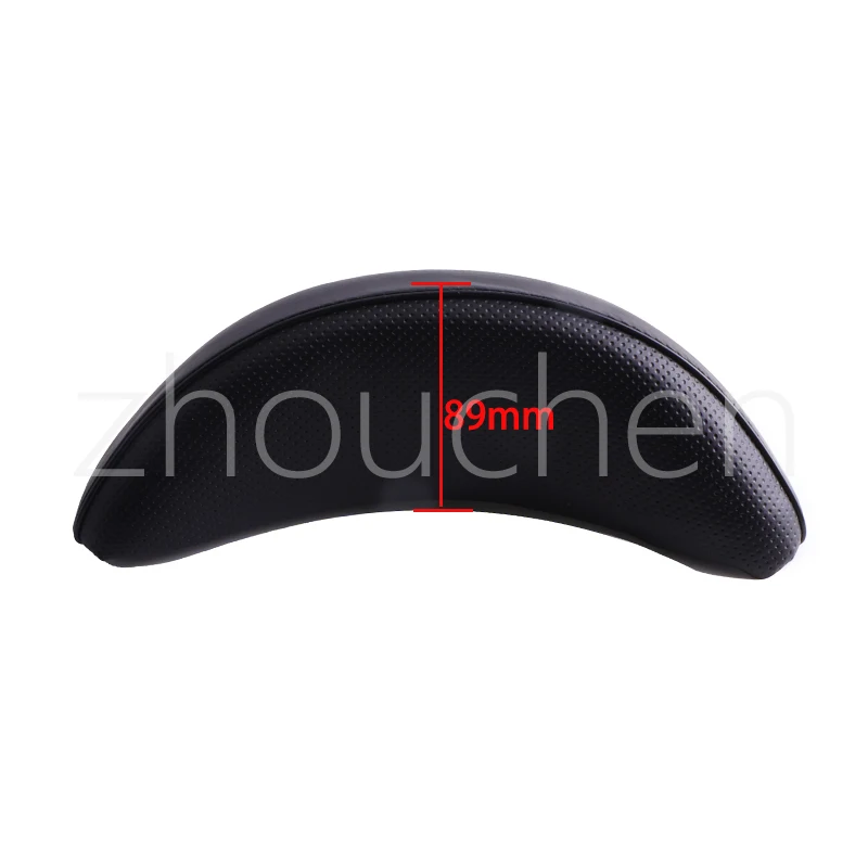 Asiento pasajero sillin Sissy de cuero negro para custom - imagen 5