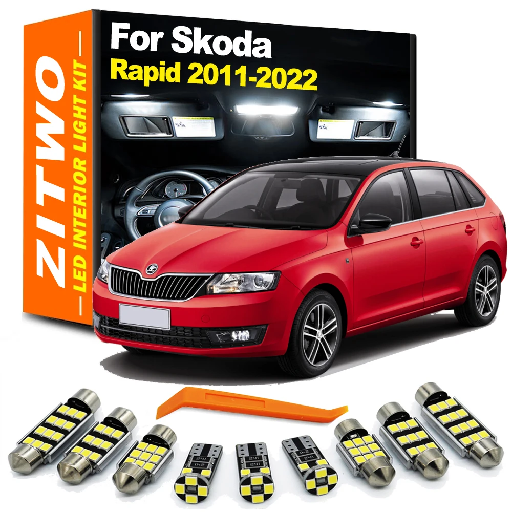 Bombillas LED para interior ZITWO – Skoda Rapid NH1/NH3/NA2