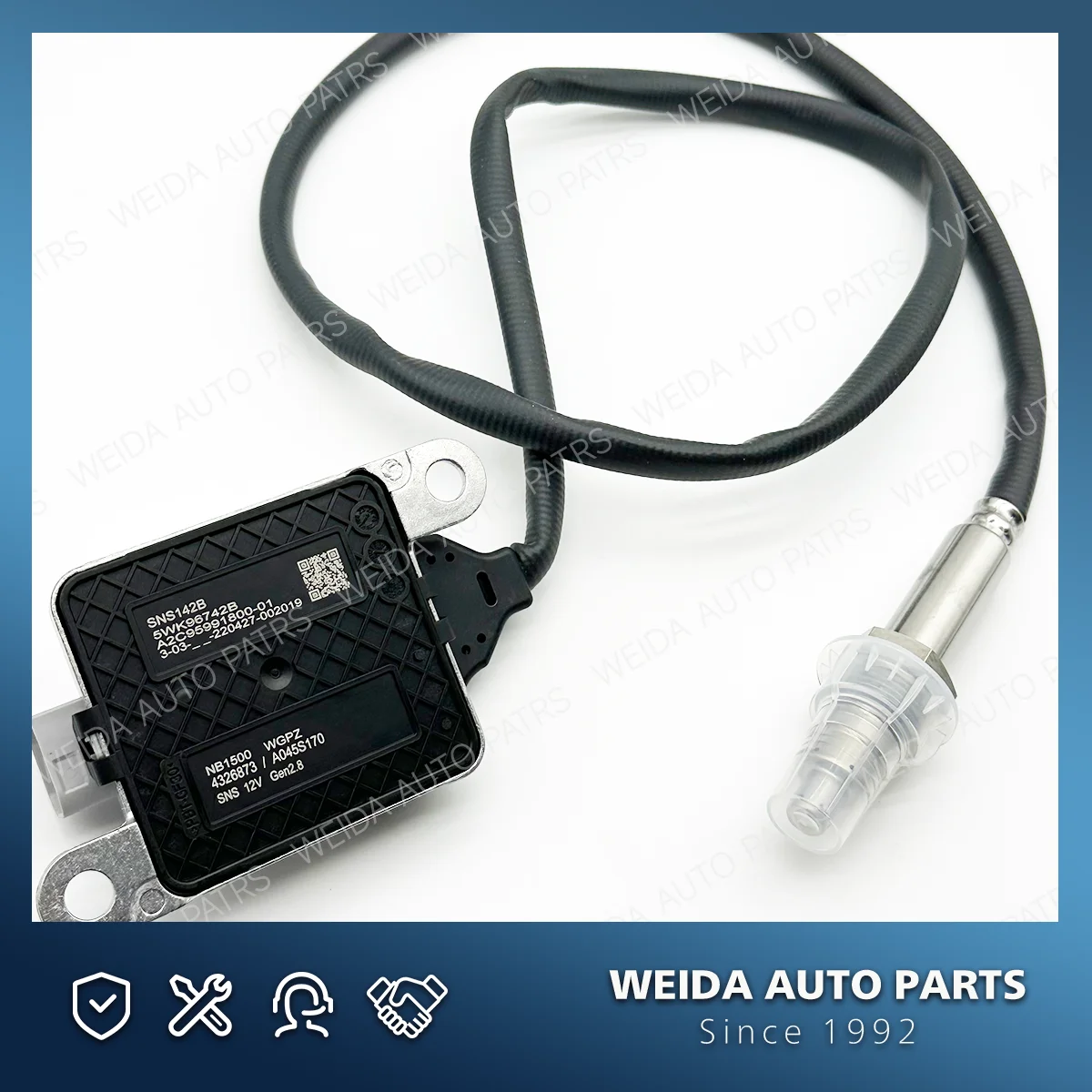 Sensor NOx 5WK96742 para motor Cummins ISX QSX 11.9L 15L 2013-2018