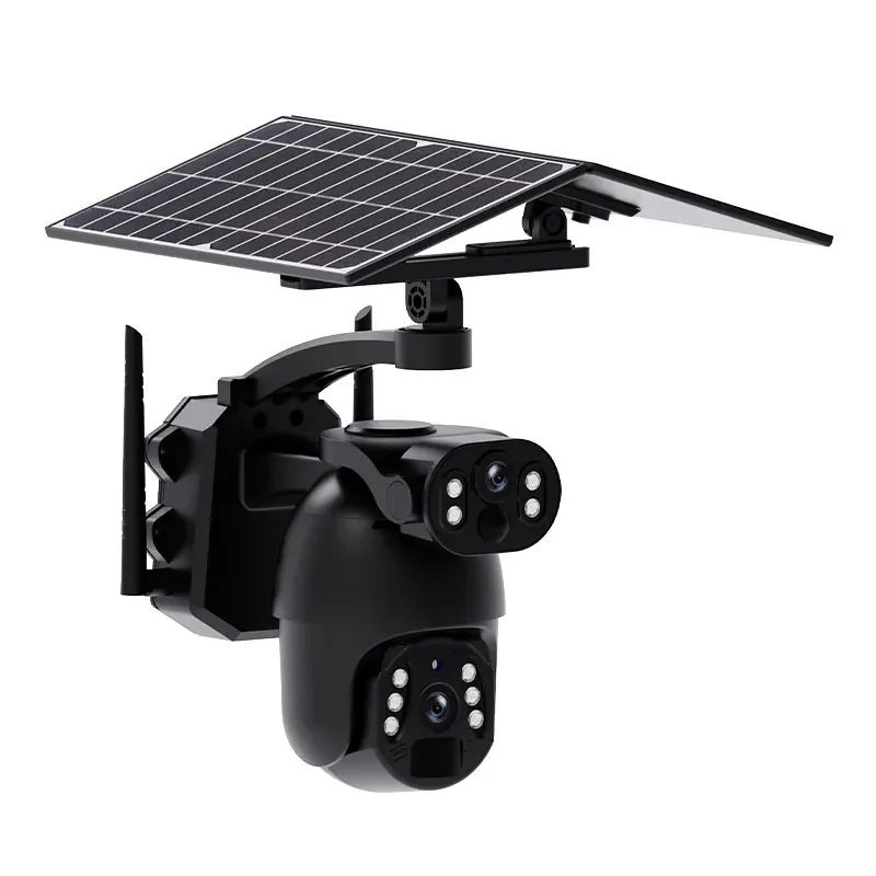 Cámara PTZ solar 6MP exterior con alarma PIR y conectividad 4G - imagen 3