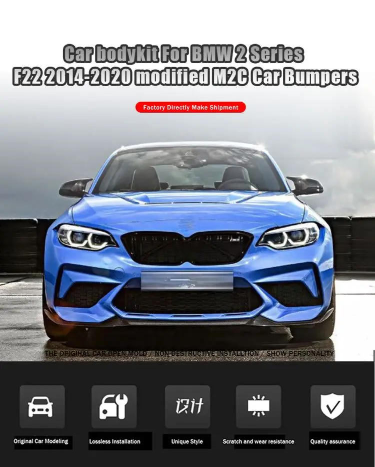 Kit de carrocería BMW Serie 2 F22 vista frontal