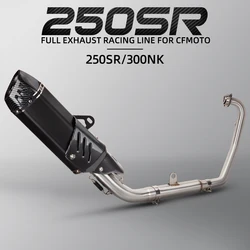 Sistema de escape completo para CFMoto NK250, 250SR y 300NK