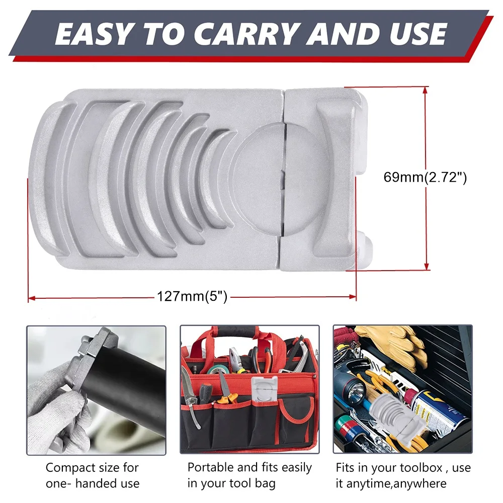 Desbarbador profesional para tubos PVC de 1¼ a 4″ - imagen 4