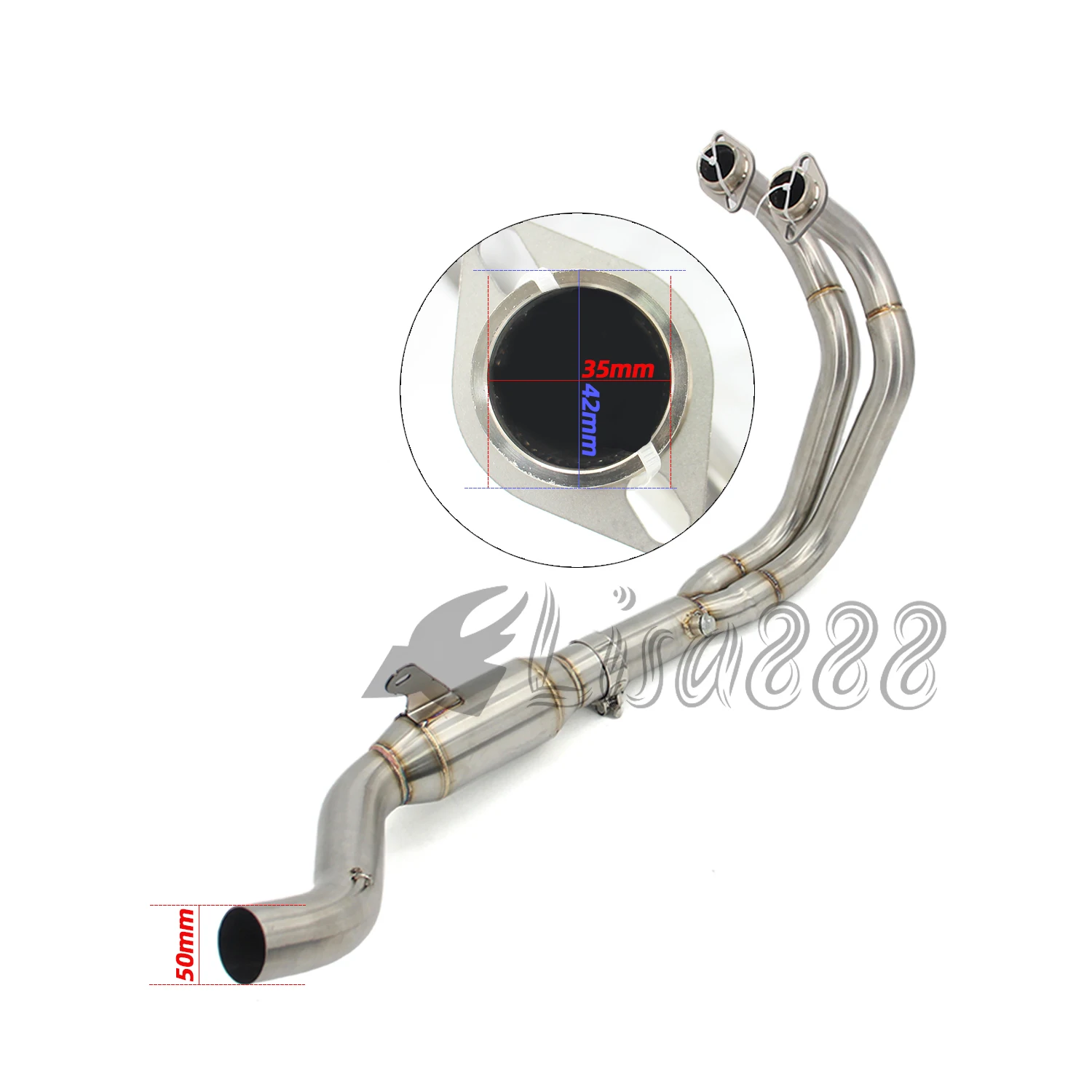 Escape deportivo Yamaha YZF-R7 MT-07 FZ-07 51mm 2021-2023 - imagen 3