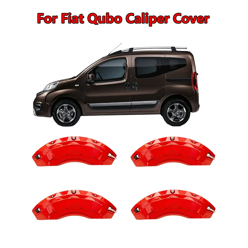 Kit cubiertas pinza de freno aluminio – Fiat Qubo delantero y trasero