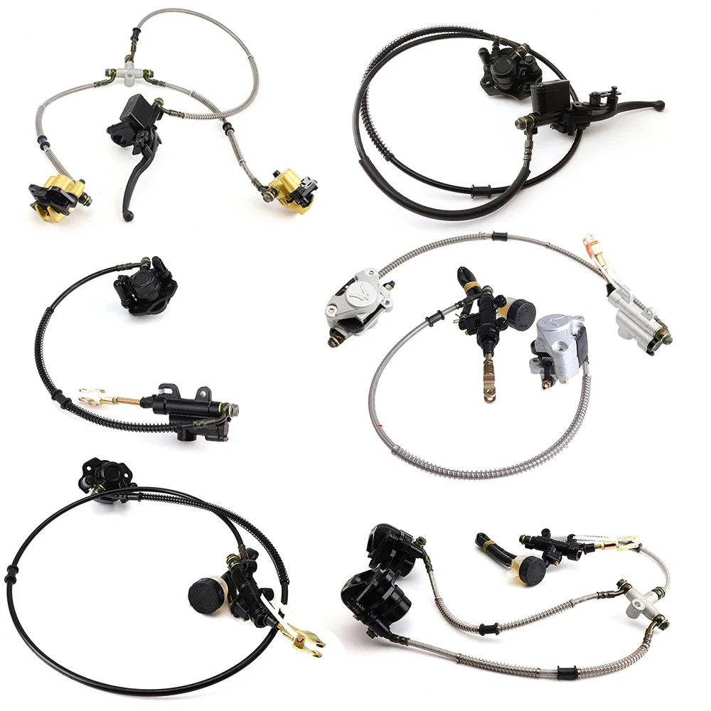 Conjunto de frenos hidraulicos de disco para buggy UTV y ATV 50-250cc