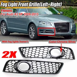 Rejilla antiniebla delantera Audi A3 8P 2009-2013, diseño panal