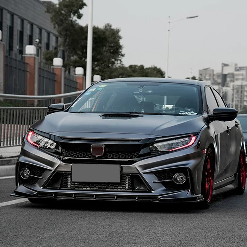 Tira malla decorativa tuning – Rejilla frontal Honda Civic 2016-2020 - imagen 2