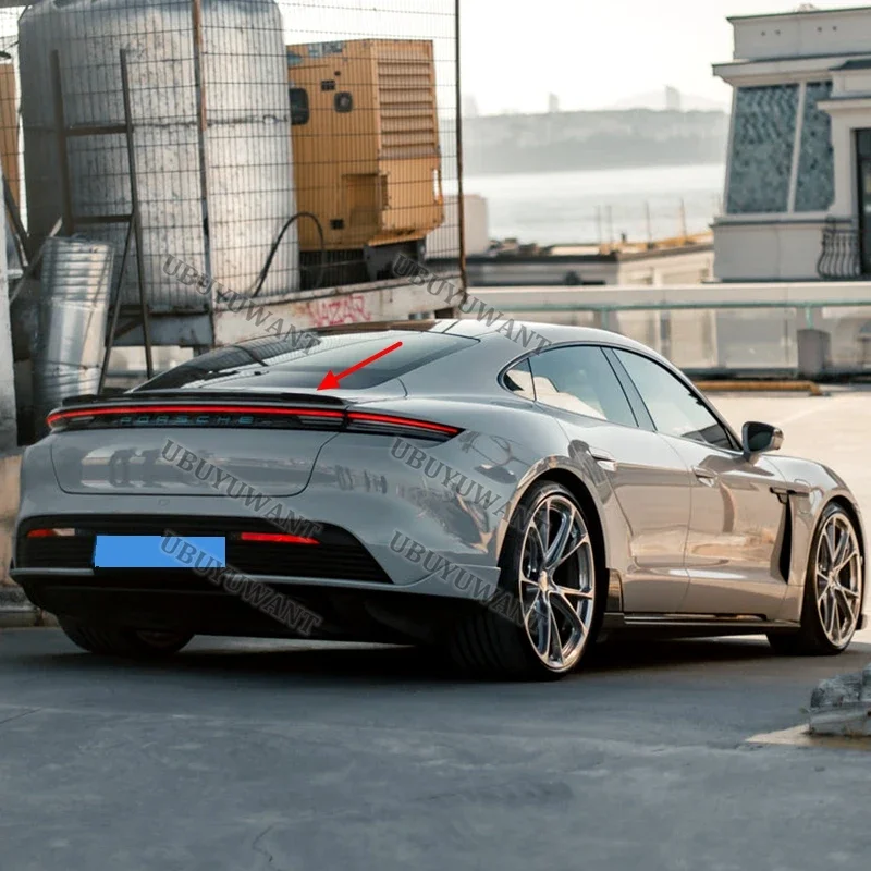 Alerón trasero fibra de carbono Porsche Taycan Turbo S 9J1 - imagen 5
