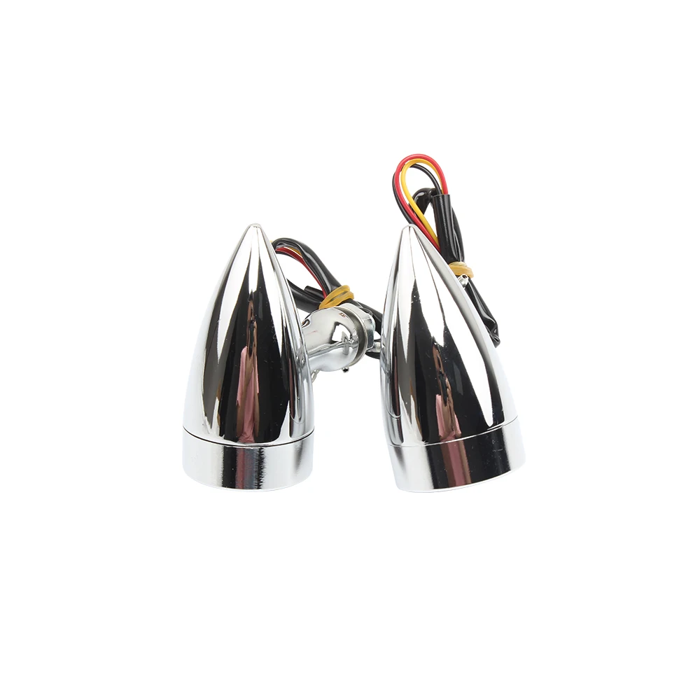 Luz de señal de giro para motocicleta, luz intermitente tipo bala para Moto, Led, compatible con Kawasaki, Suzuki, Yamaha - imagen 2