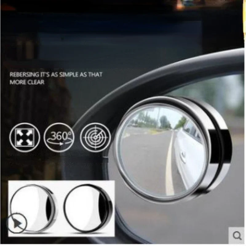 Espejo retrovisor exterior redondo giratorio para punto ciego - imagen 3