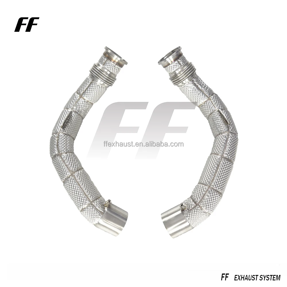 Tubo de bajada acero inoxidable para BMW M8 F91 F92 F93 4.4 Turbo - imagen 5