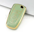4 button green cover