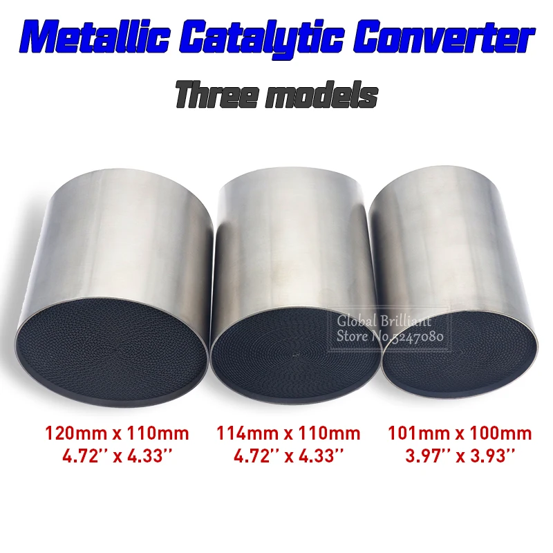 Convertidor catalítico universal honeycomb metálico CPSI para escape