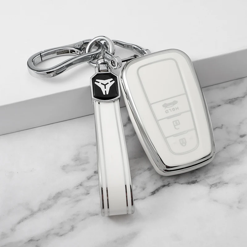 Funda TPU para llave Toyota Prius, Camry, Corolla, C-HR y RAV4