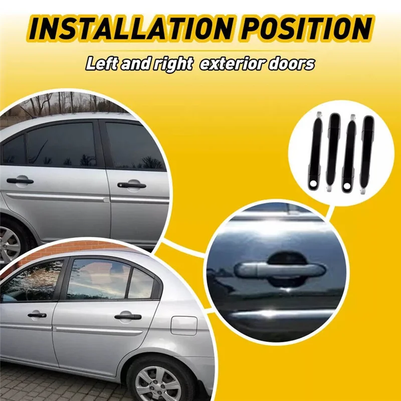 Manija de puerta exterior Hyundai Accent 2006-2011 delantera y trasera - imagen 2