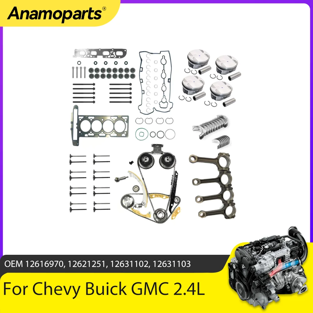 Kit de reconstrucción completo para motor 2.4L