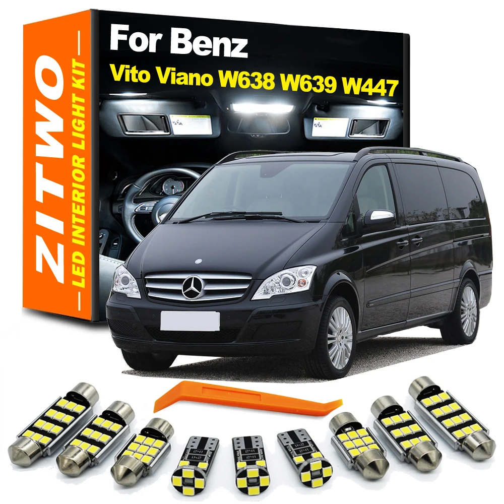 ZITWO W638 W639 W447 Kit luces LED interior Mercedes Vito Viano