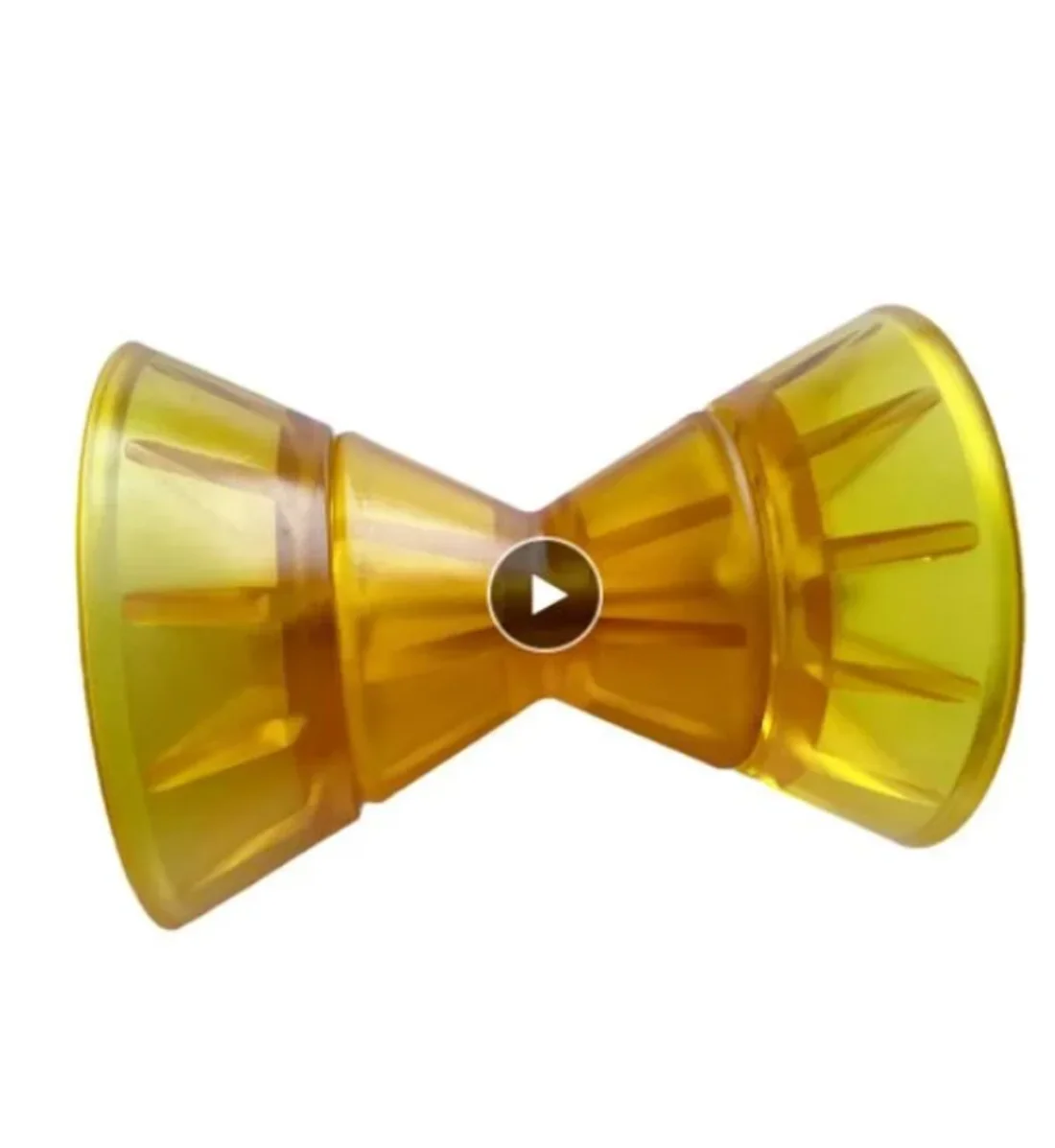 Rodillo de arco PVC amarillo para remolque barco y autocaravana - imagen 4