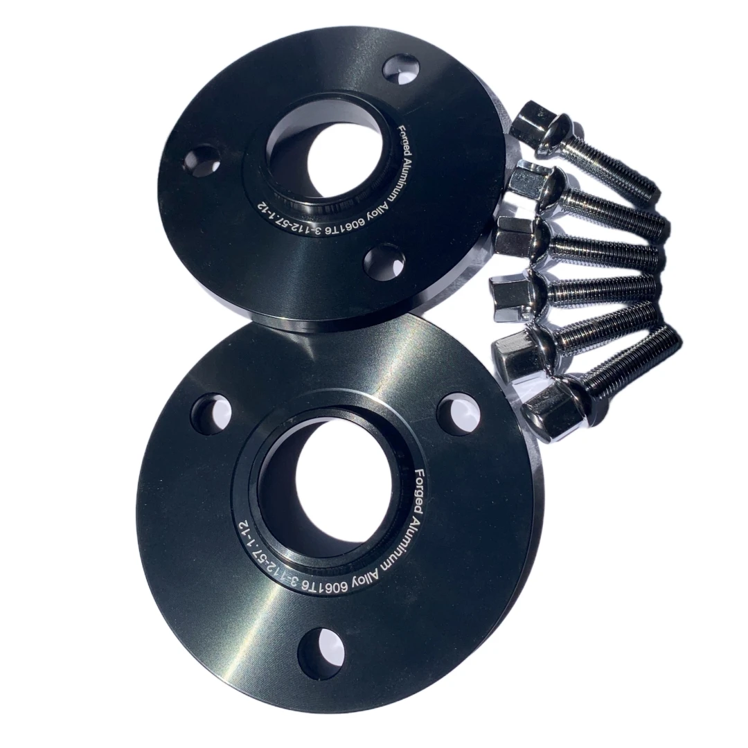 2 uds 12mm adaptadores espaciadores de rueda PCD 3x112 diámetro central 57,1mm para Smart Fortwo Roadster