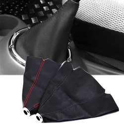 Pomo de cambio con fuelle de cuero para Toyota Yaris/Vitz, 5 velocidades