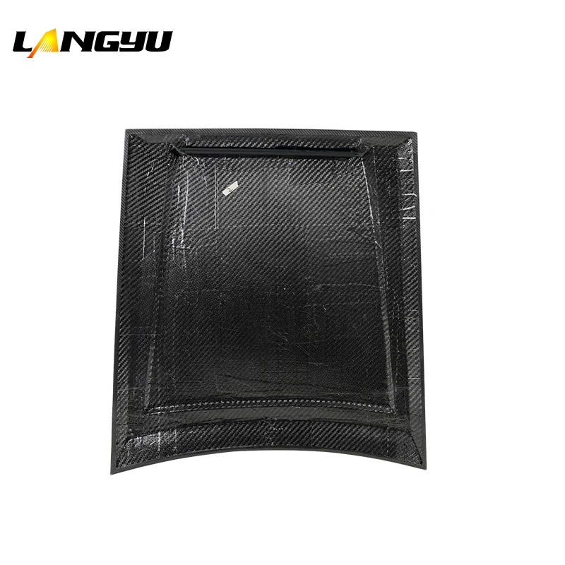 Langyu cubierta motor fibra carbono – Land Rover Defender 90/110 - imagen 3