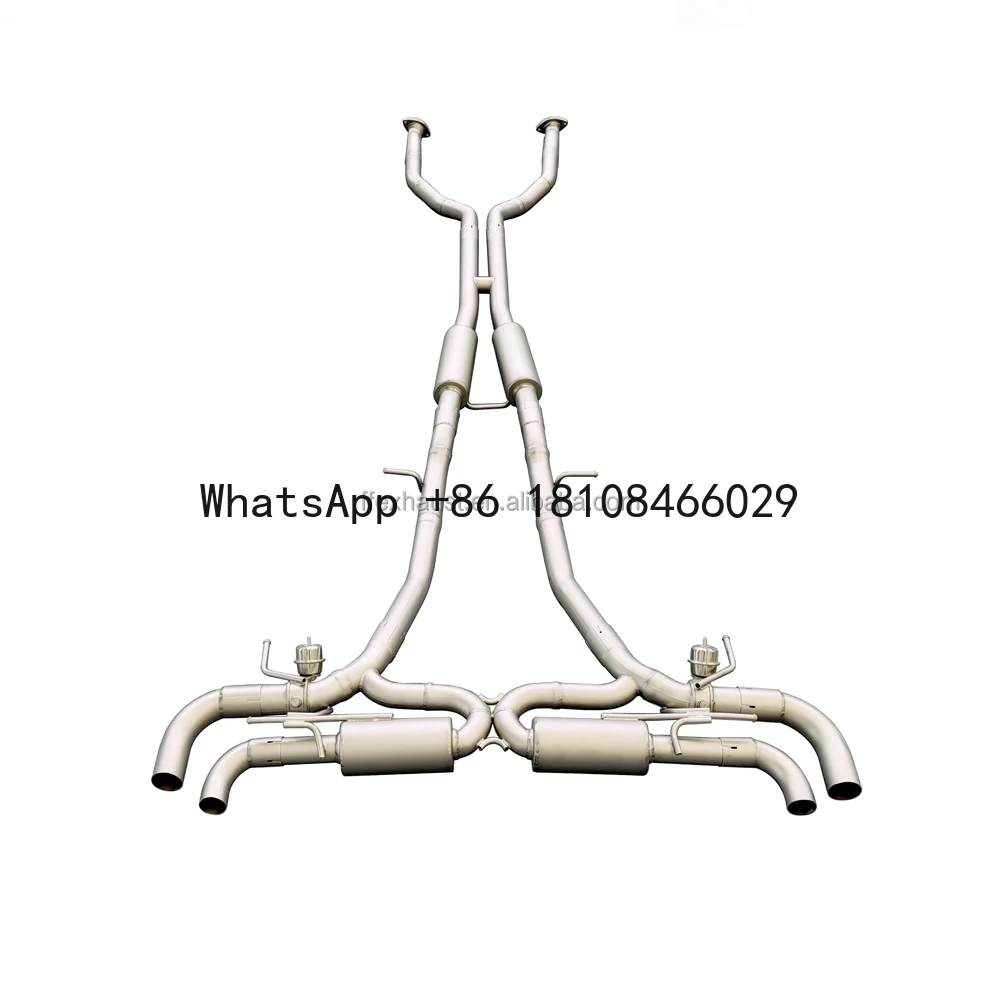 Escape Catback de coche deportivo de carreras para Lexus LC500 LC500H silenciador de tubo de Escape de acero inoxidable