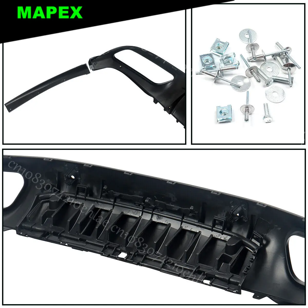 Difusor parachoques trasero Mercedes C43 AMG C205 Cabrio 2015-2018 - imagen 2