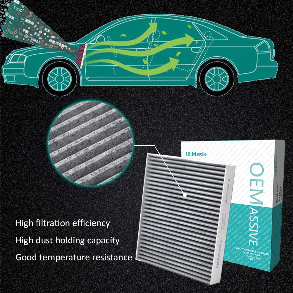 Filtro de habitáculo de carbón activo para Ford Focus, Kuga y Mondeo - imagen 3