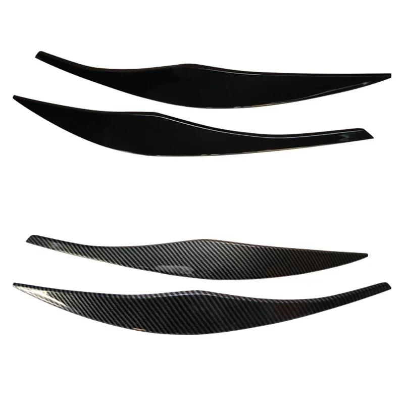 Párpados faro BMW Serie 3 E90 E91 320i 330i negro brillante carbono - imagen 3
