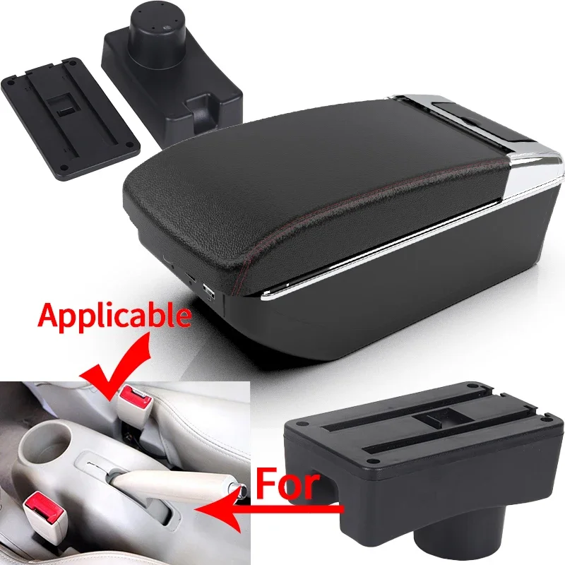 Reposabrazos consola central Chery Fulwin A13 con USB y portavasos - imagen 2