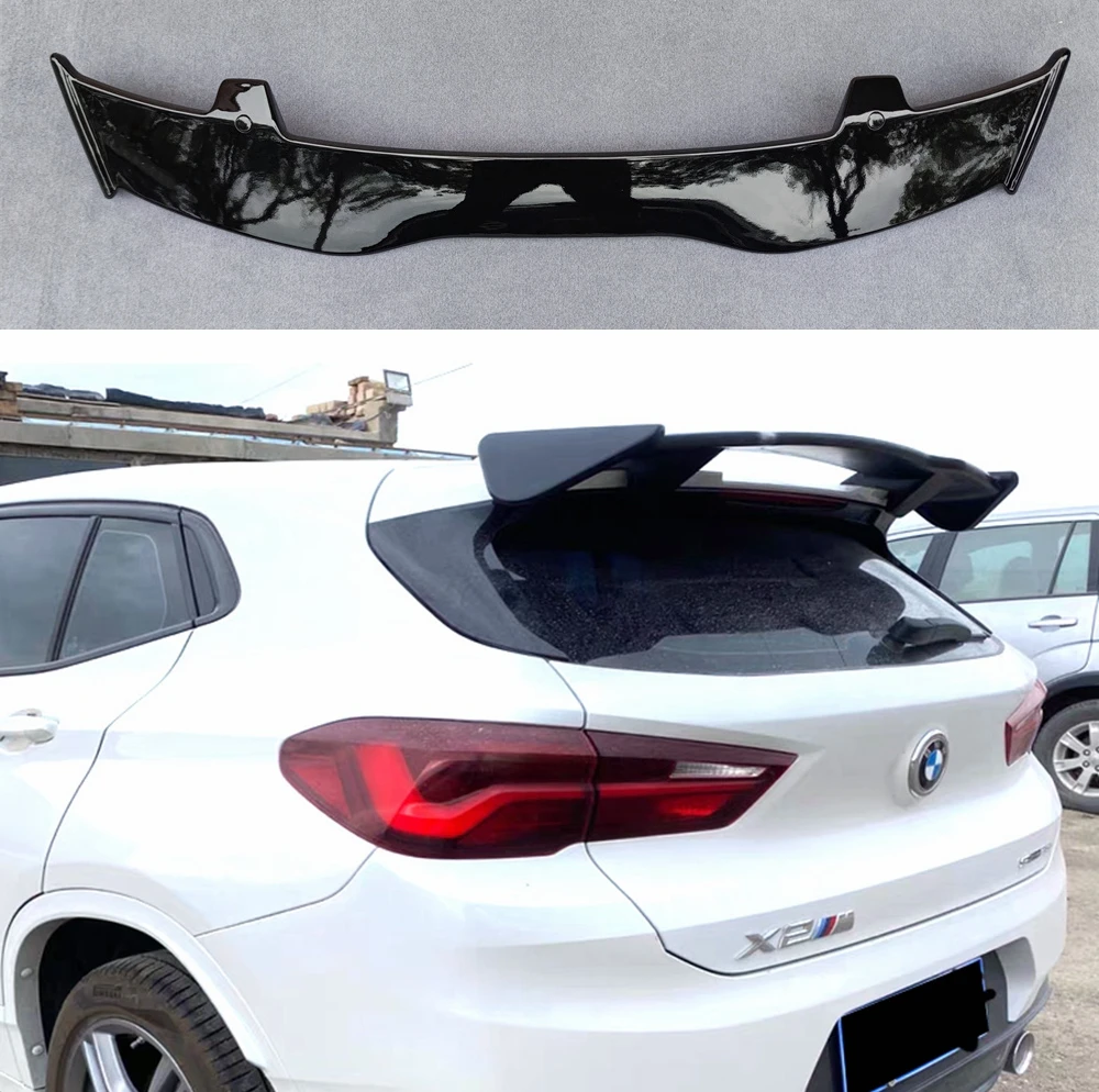 Alerón trasero de techo ABS negro brillante para BMW X1, X2, X3 y X5