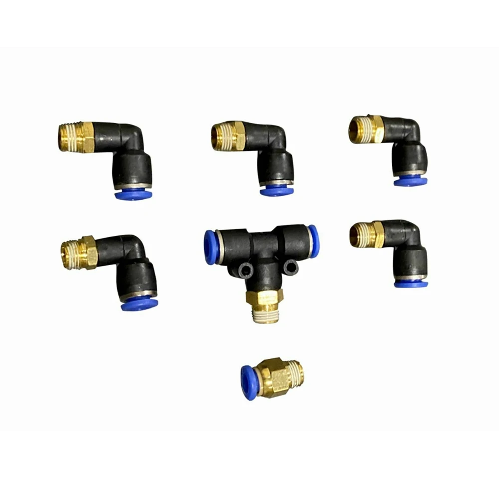 Kit de montaje de vacío negro con cerradura de empuje de 12,4 pies, válvula de descarga Turbo y solenoide para vehículos Turbo - imagen 4