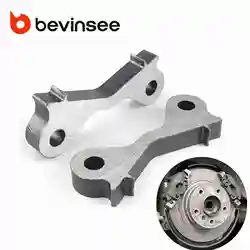 BEVINSEE 2 uds adaptadores de pinzas de freno duales de deriva solderados para BMW E36 E46 323i 325i 328i 330i
