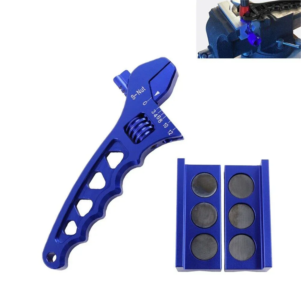 Llave ajustable de aluminio con mordazas para racores de combustible - imagen 3