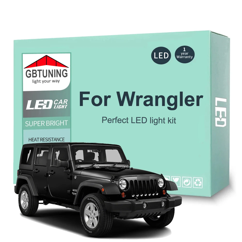 Kit bombillas LED interior Jeep Wrangler YJ/TJ/JK – Canbus