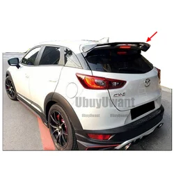 Alerón trasero de techo ABS efecto carbono para Mazda CX-3 2014-2018