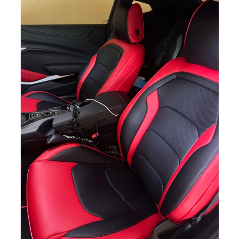 Fundas de asiento de cuero para Chevrolet Camaro Coupe - imagen 4
