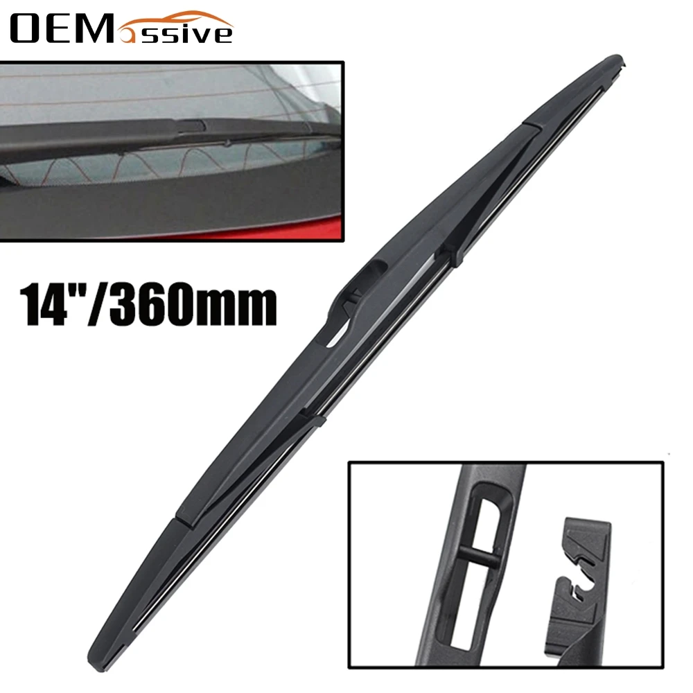 Limpiaparabrisas trasero 14 pulgadas BMW X3 E83 y Ford Focus MK2